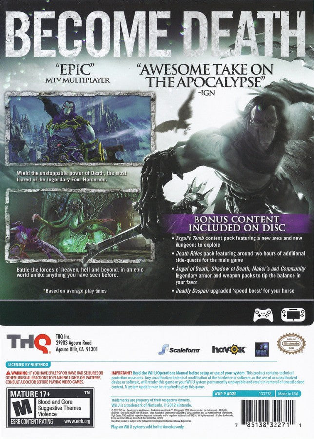 Darksiders II – Nintendo Wii U (WiiU)