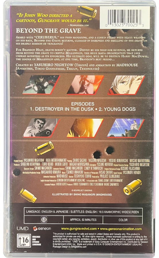 Gungrave Vol. 1 [UMD Movie] – PlayStation Portable (PSP)