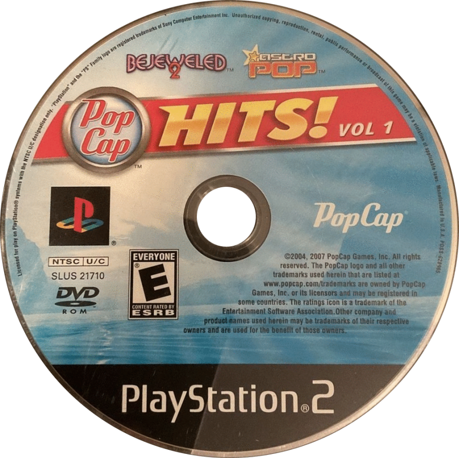 PopCap Hits Vol. 1 – PlayStation 2 (PS2)