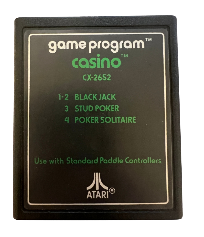 Casino [Text Label] – Atari 2600 (2600)