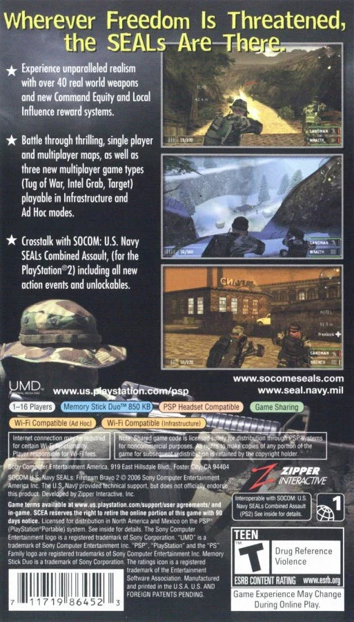 SOCOM U.S. Navy Seals: Fireteam Bravo 2 [Greatest Hits] – PlayStation Portable (PSP)
