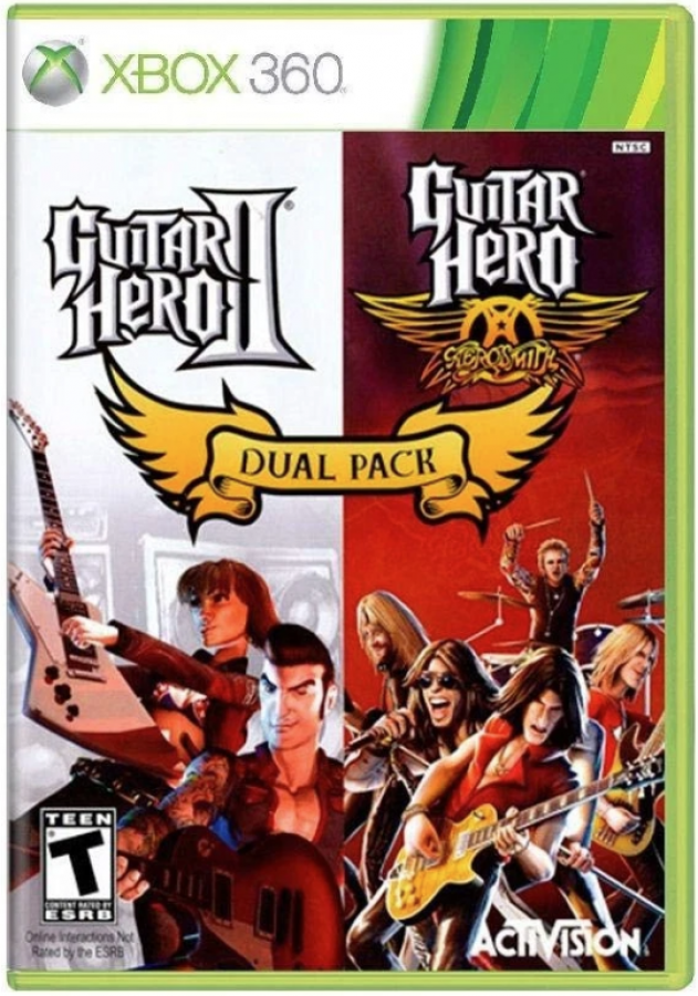Guitar Hero II & Guitar Hero: Aerosmith Dual Pack – Xbox 360 (X360)