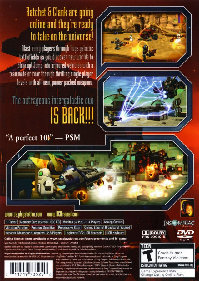 Ratchet & Clank: Up Your Arsenal – PlayStation 2 (PS2)