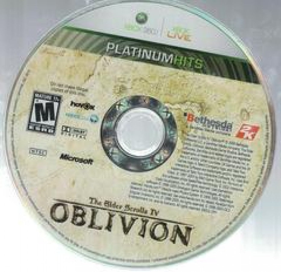 Elder Scrolls IV Oblivion [Platinum Hits] – Xbox 360 (X360)