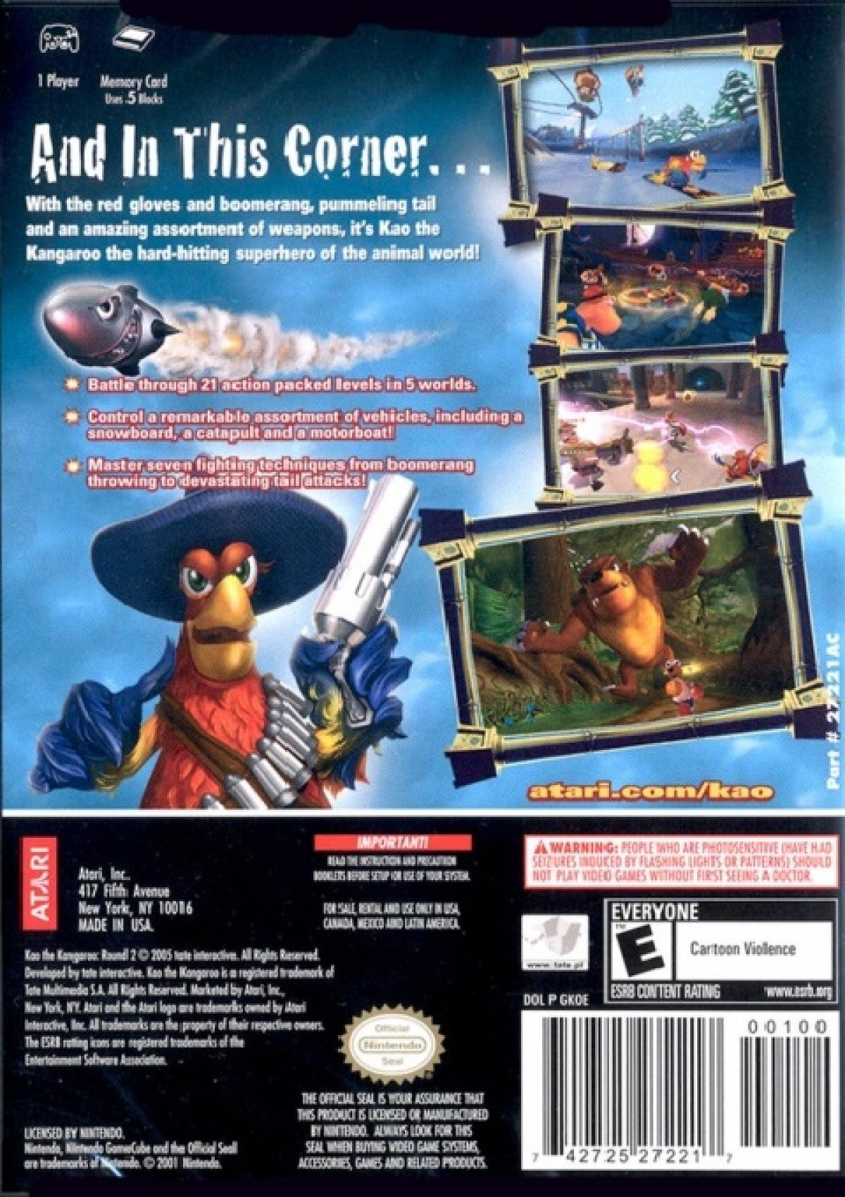 Kao the Kangaroo: Round 2 – GameCube (GC)