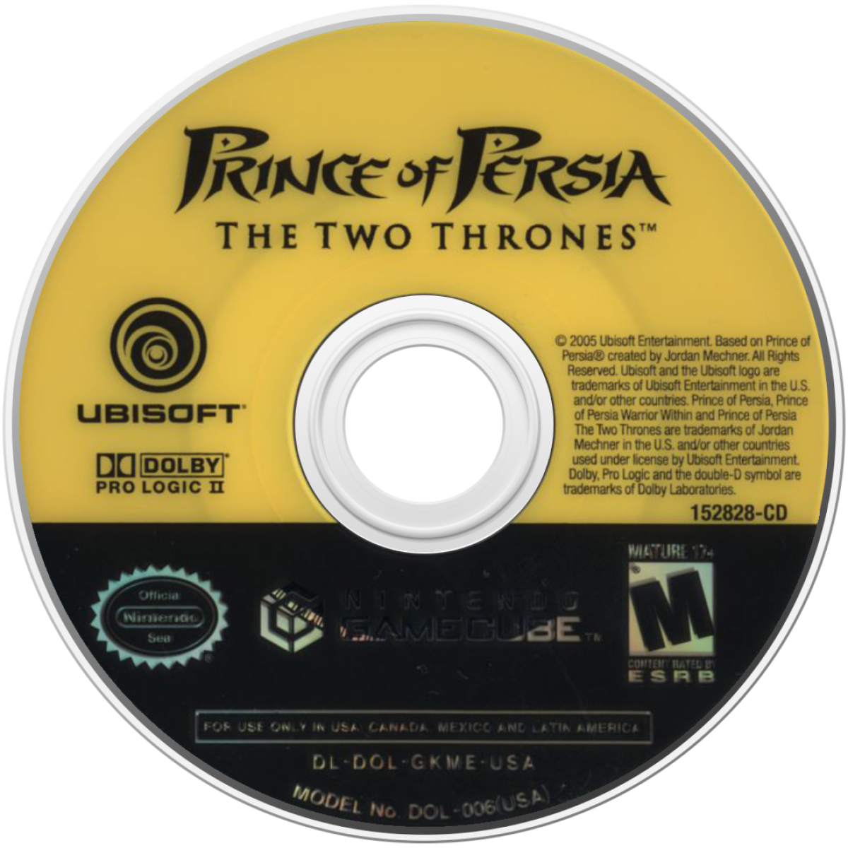 Prince of Persia: The Two Thrones – GameCube (GC)