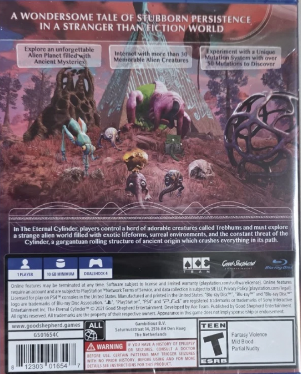 The Eternal Cylinder – PlayStation 4 (PS4)