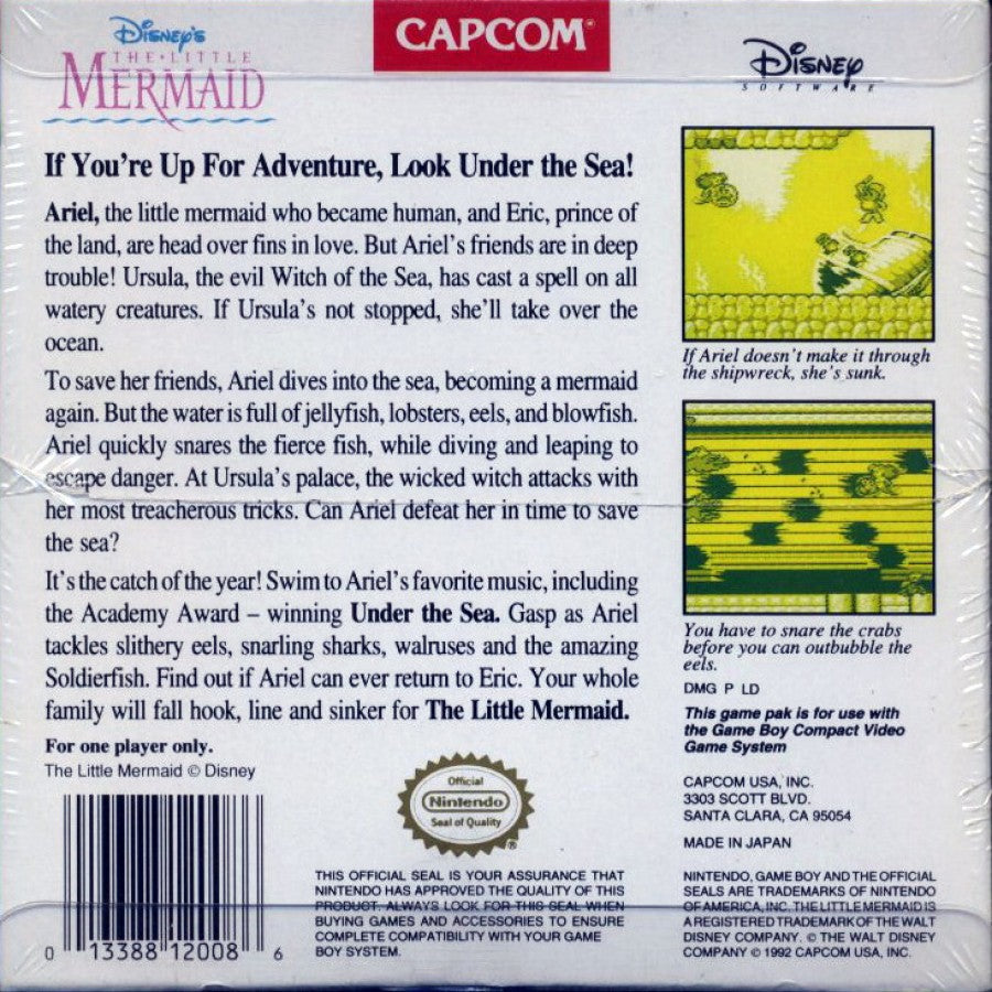 Little Mermaid – Game Boy (GB)