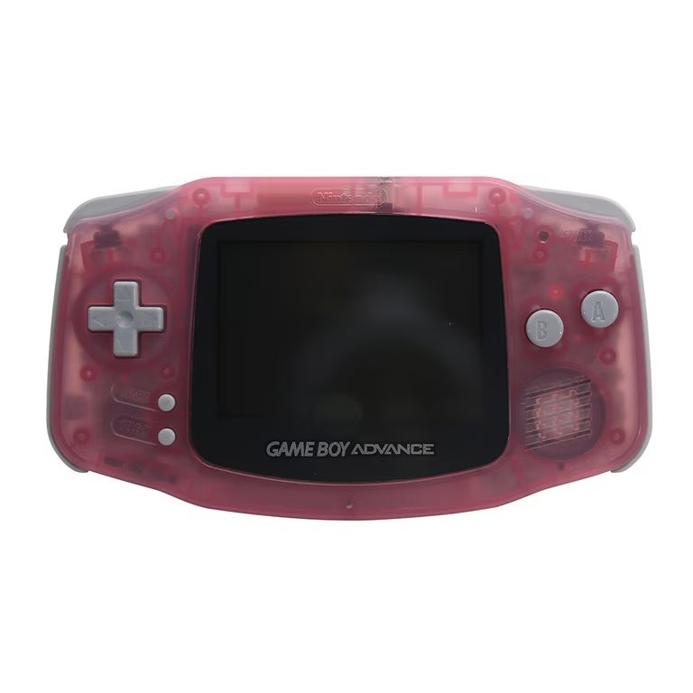 Game Boy Advance (GBA) [Clear Pink Fuschia] – Scratch & Scuff Condition