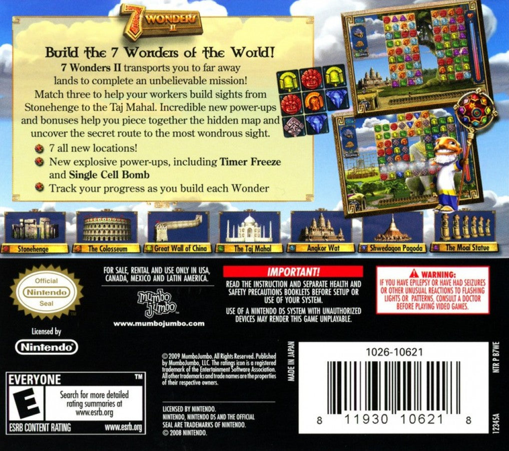 7 Wonders II – Nintendo DS (DS)