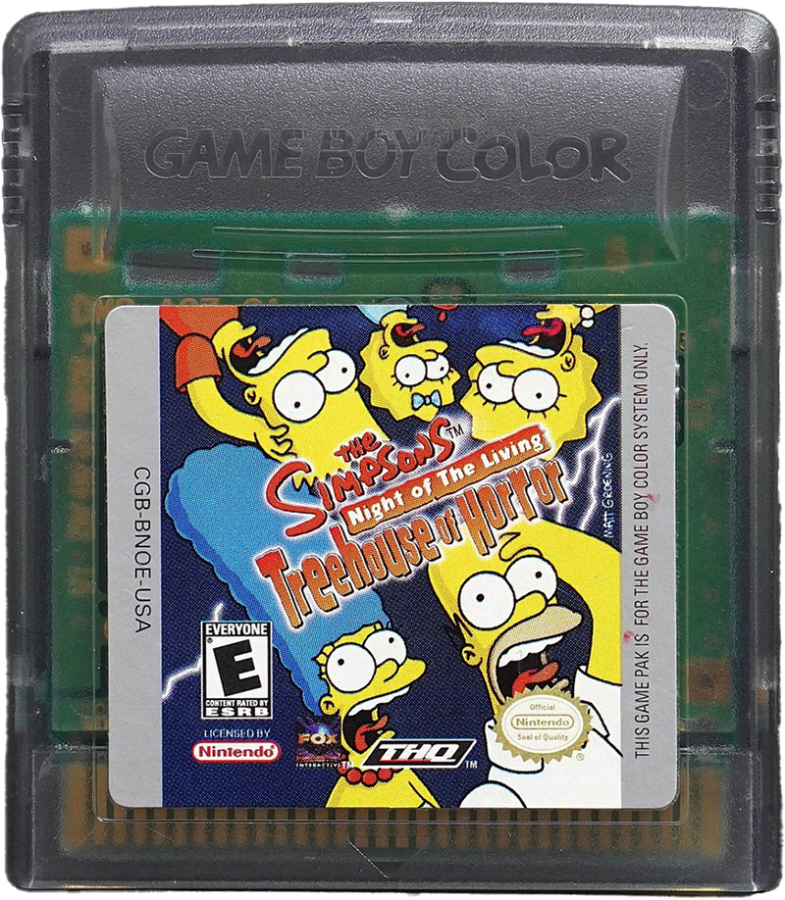 The Simpsons: Night of the Living Treehouse of Horror – Game Boy Color (GBC)