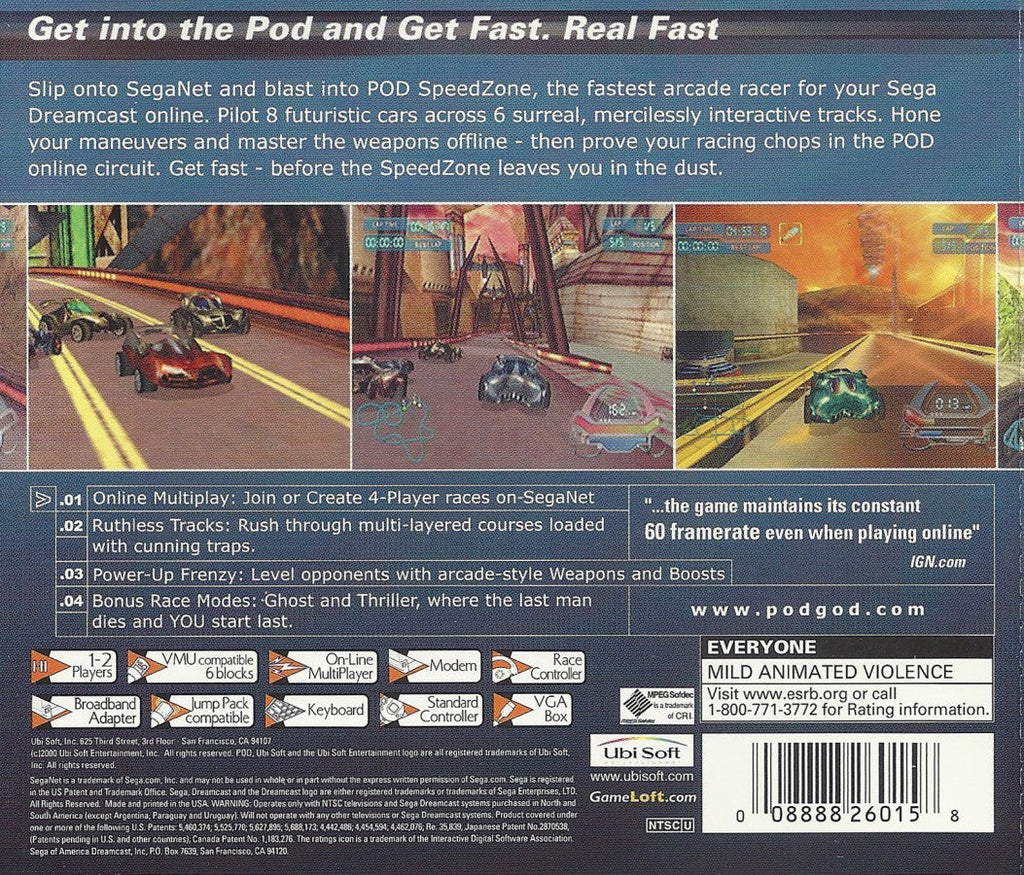 POD Speedzone – Sega Dreamcast (DC)