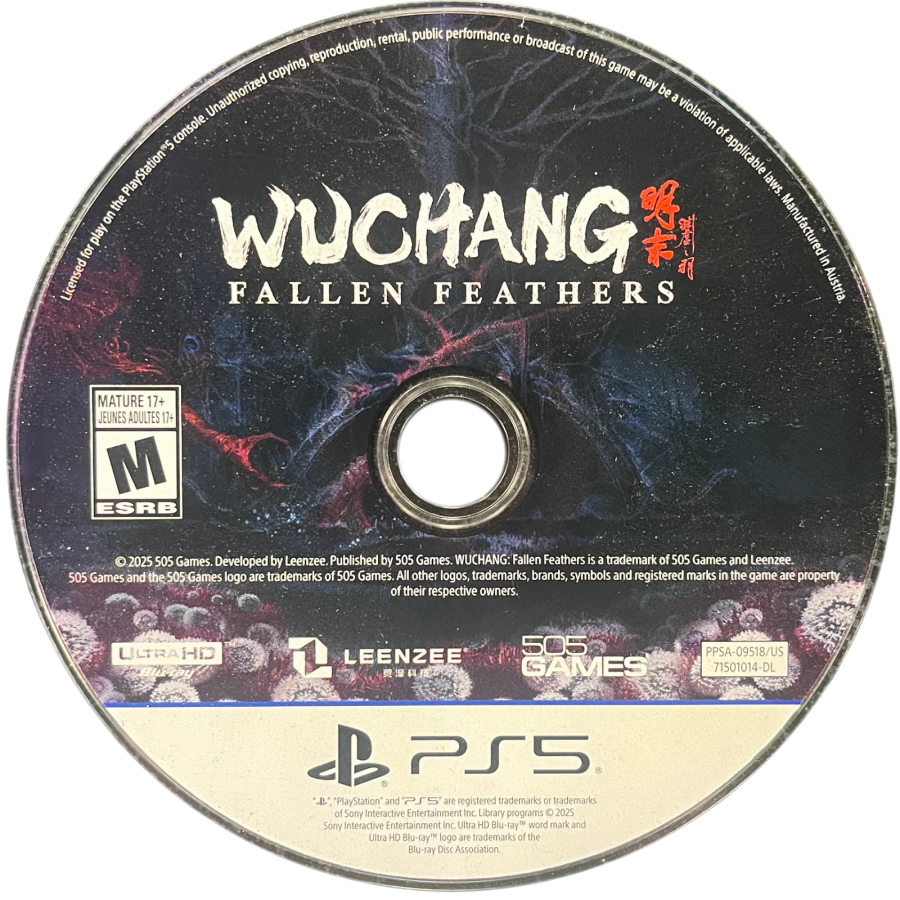 Wuchang: Fallen Feathers – Playstation 5 [PS5}