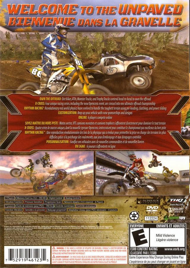 MX vs ATV Untamed – PlayStation 2 (PS2)