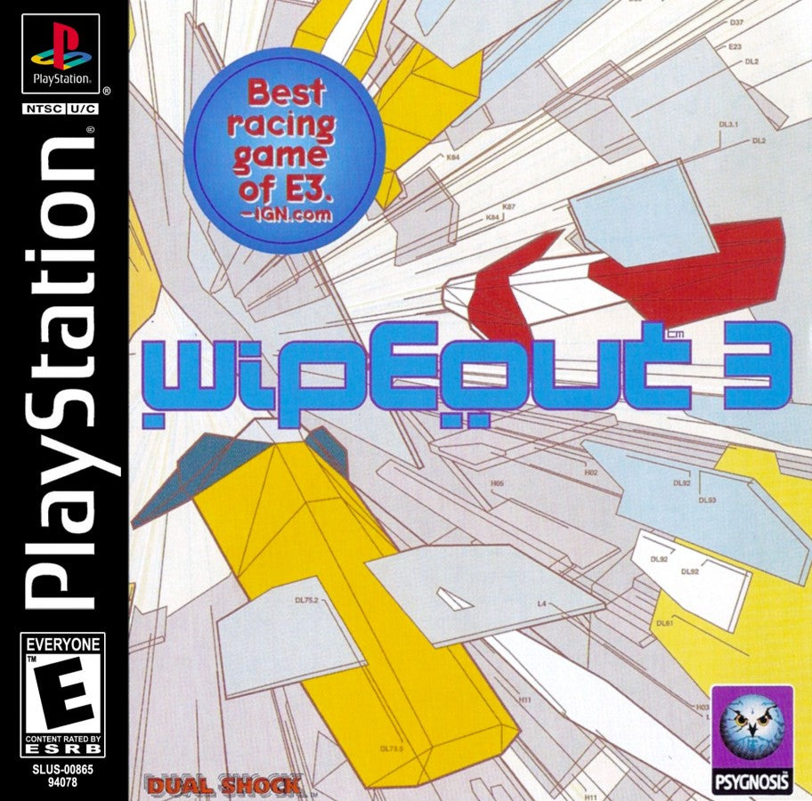 Wipeout 3 – PlayStation 1 (PS1)