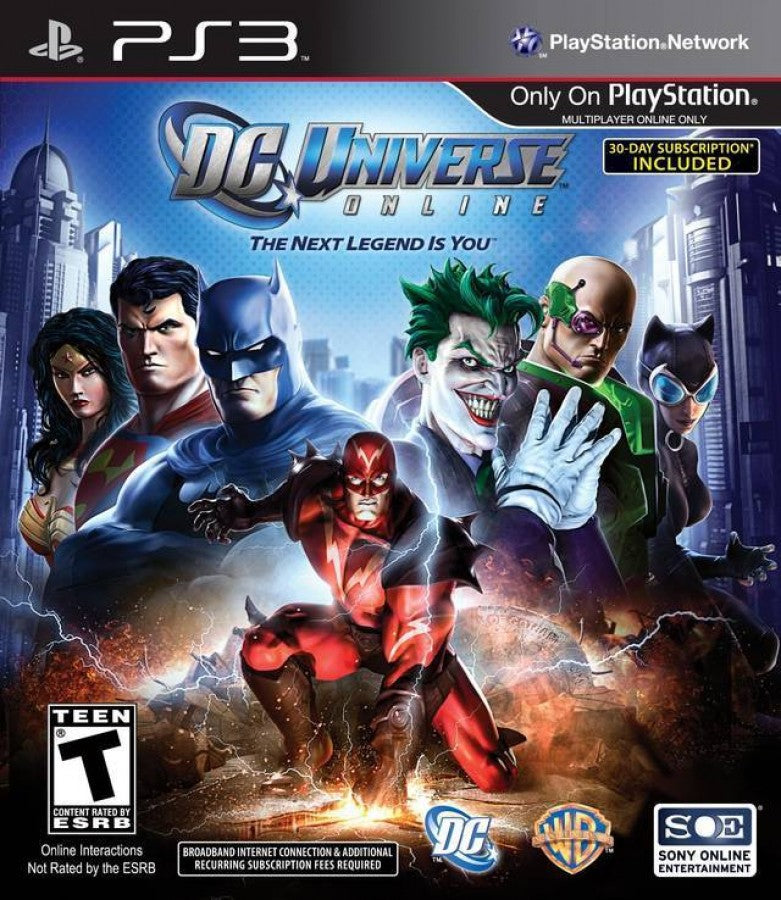 DC Universe Online — PlayStation 3 (PS3)