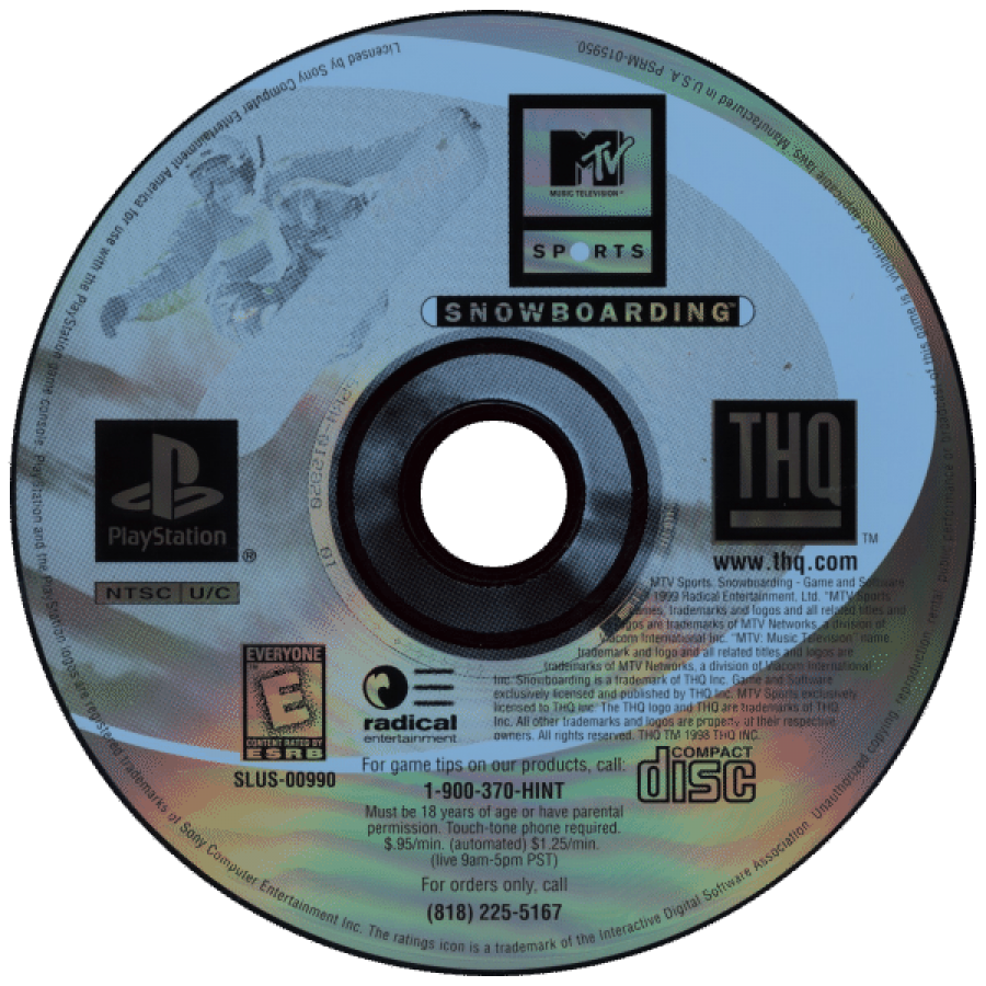 Snowboarding – PlayStation 1 (PS1)