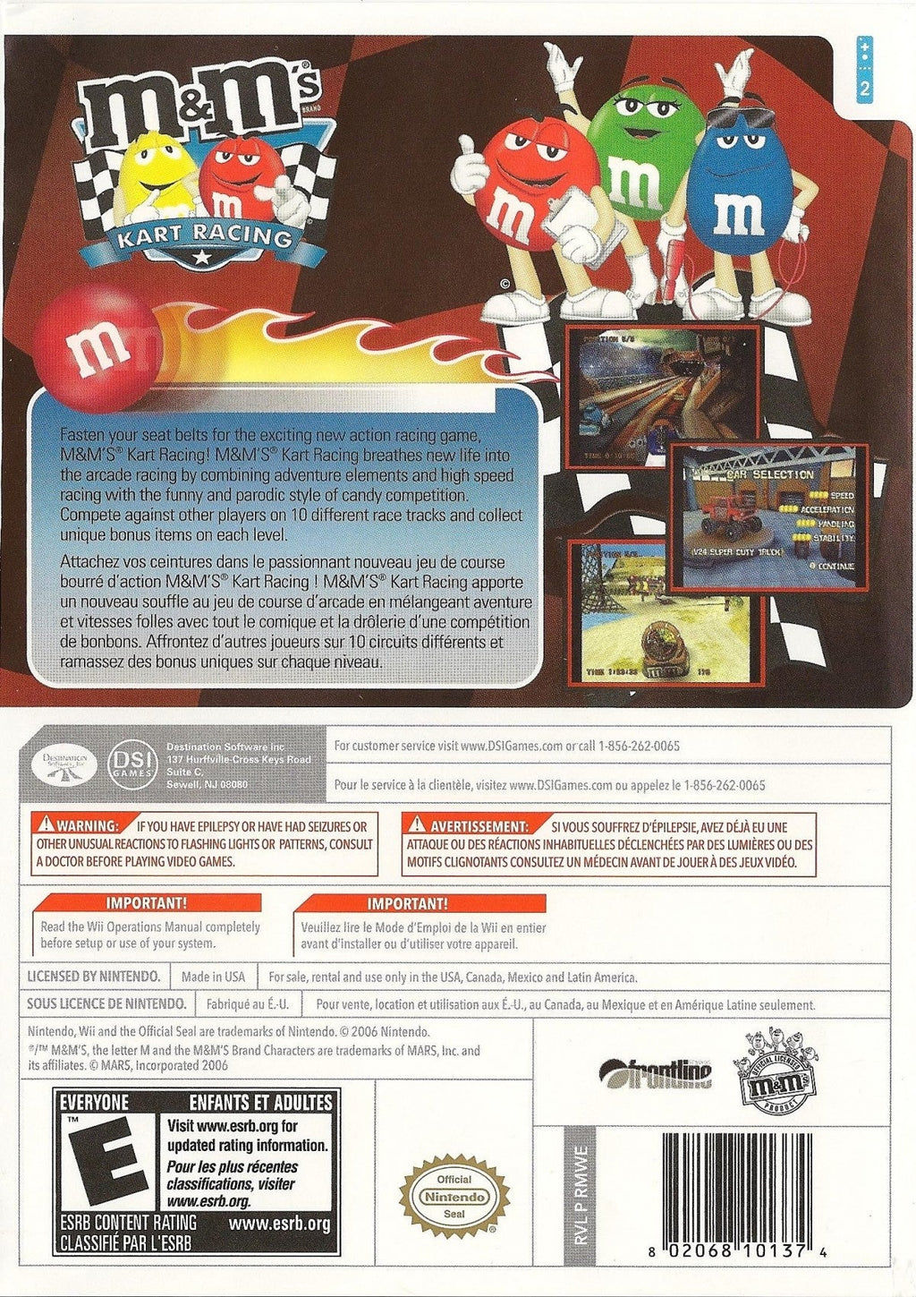 M&M's Kart Racing – Nintendo Wii (Wii)
