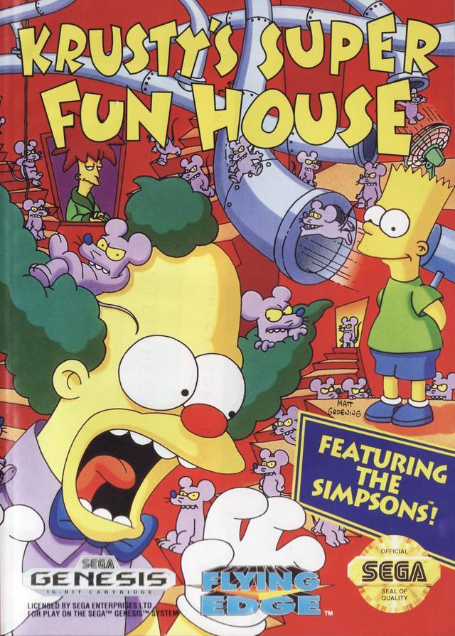 Krusty's Super Fun House (Sega Genesis)