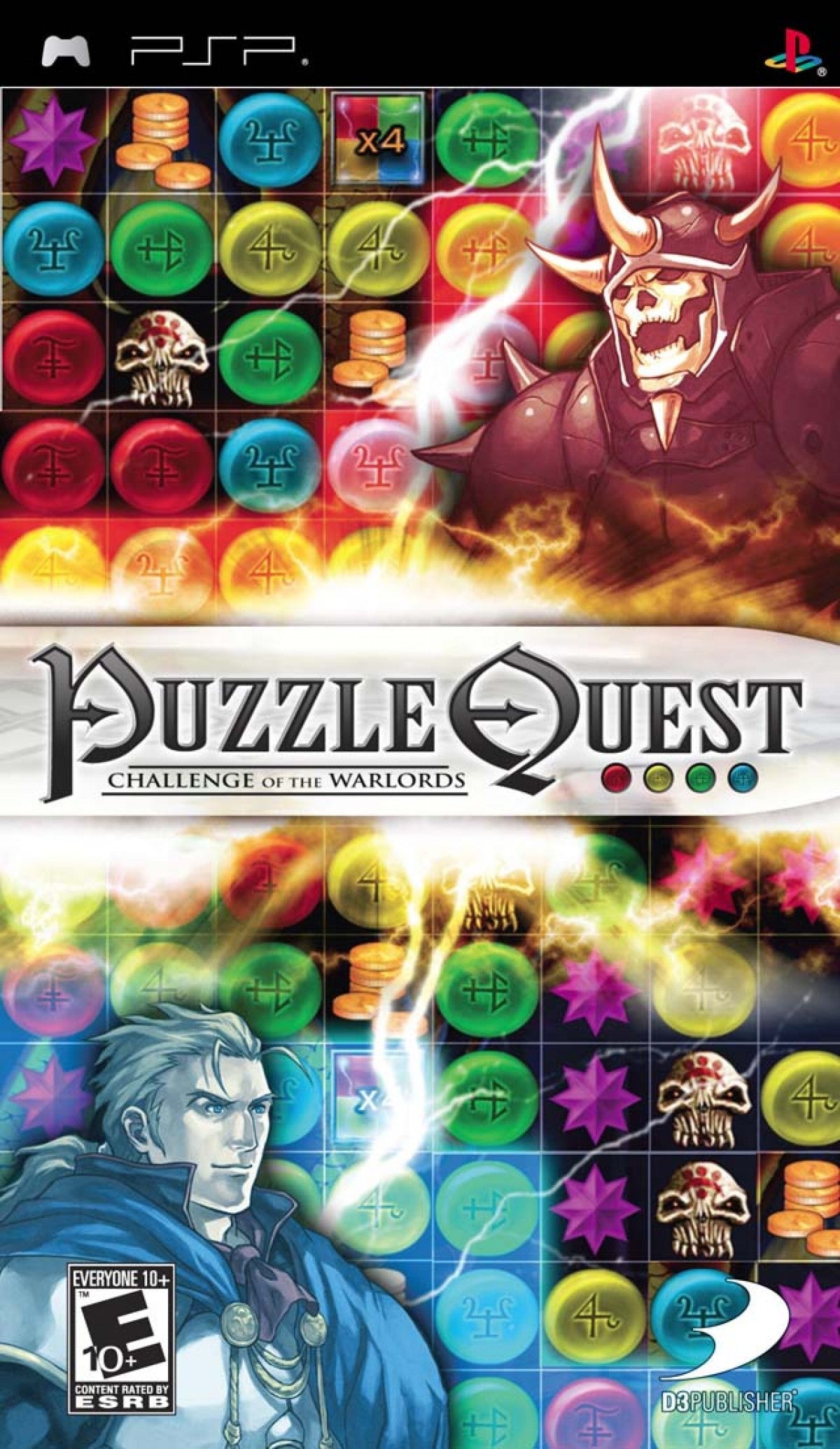 Puzzle Quest: Challenge of the Warlords – PlayStation Portable (PSP)