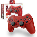 ECLIPSE Wireless Bluetooth Controller For PlayStation 3 (PS3) [Crimson] – PlayStation 3 Accessory (PS3)