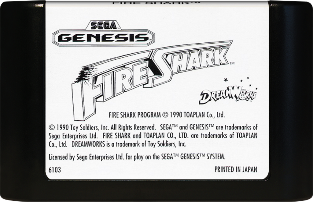 Fire Shark – Sega Genesis (GEN)