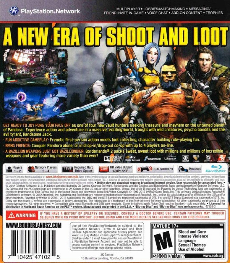 Borderlands 2 [Greatest Hits] – PlayStation 3 (PS3)