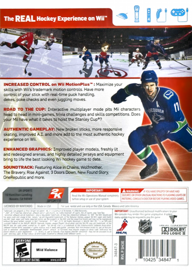 NHL 2K11 – Nintendo Wii (Wii)