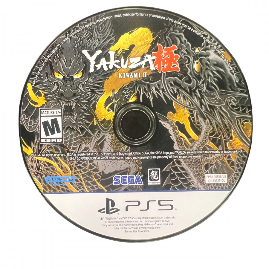 Yakuza Kiwami & Yakuza Kiwami 2 – Play Station 5  (PS5)