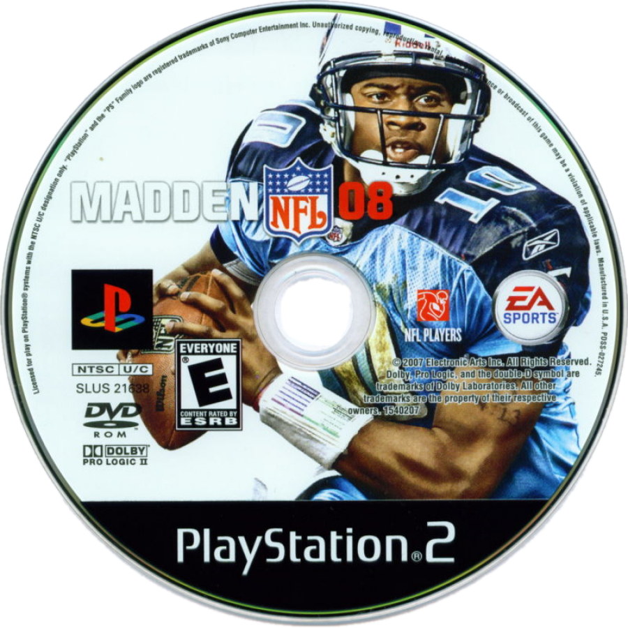 Madden NFL 08 – PlayStation 2 (PS2)