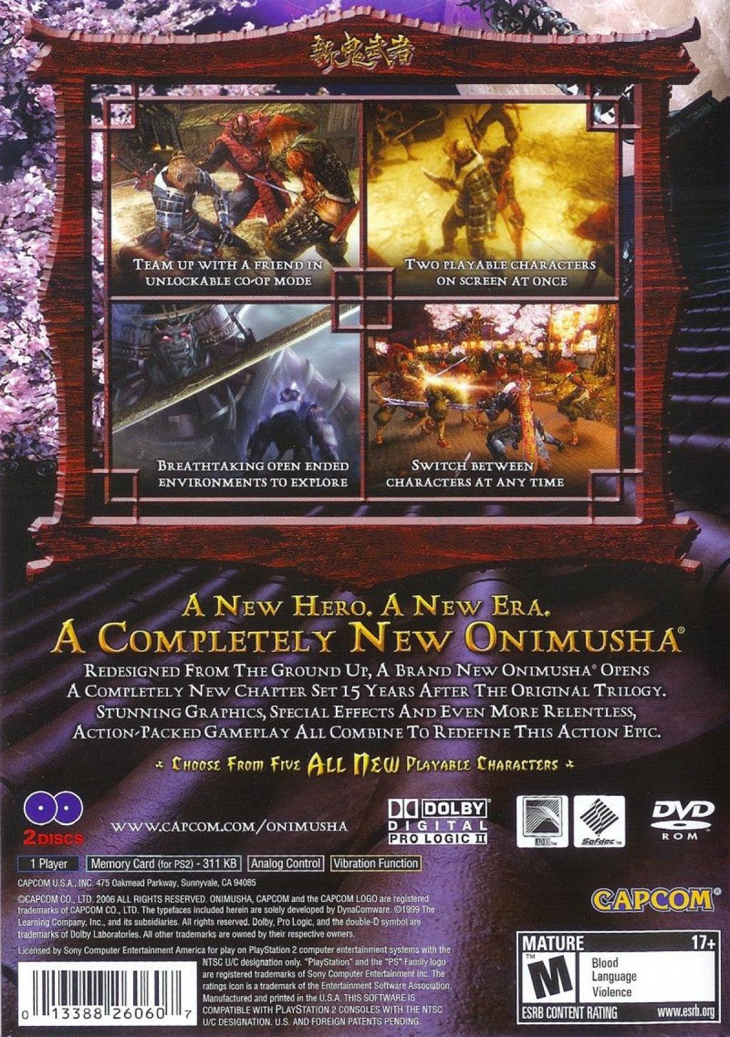 Onimusha: Dawn of Dreams – PlayStation 2 (PS2)