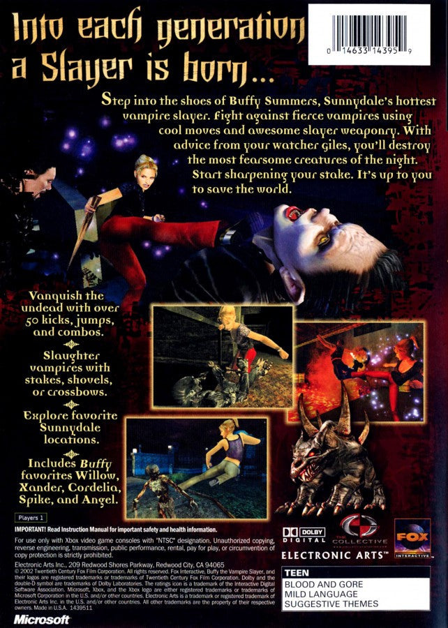 Buffy the Vampire Slayer – Xbox (XBOX)
