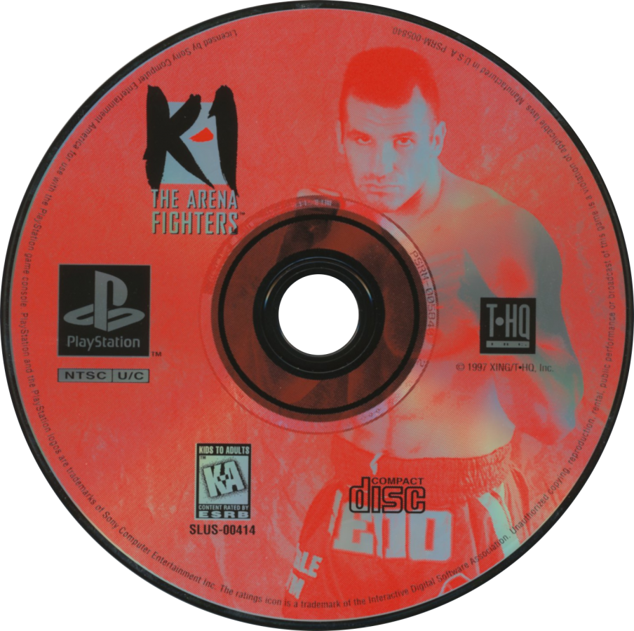 K-1 the Arena Fighters – PlayStation 1 (PS1)