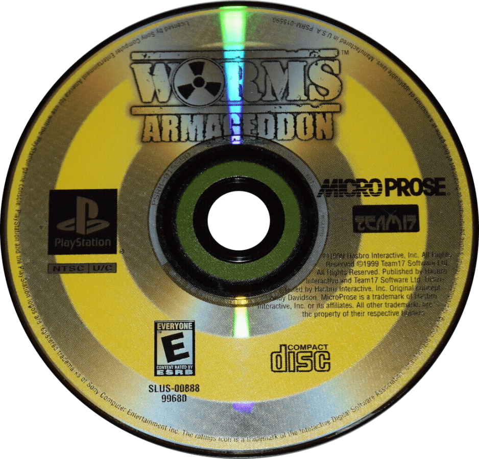Worms Armageddon – PlayStation 1 (PS1)