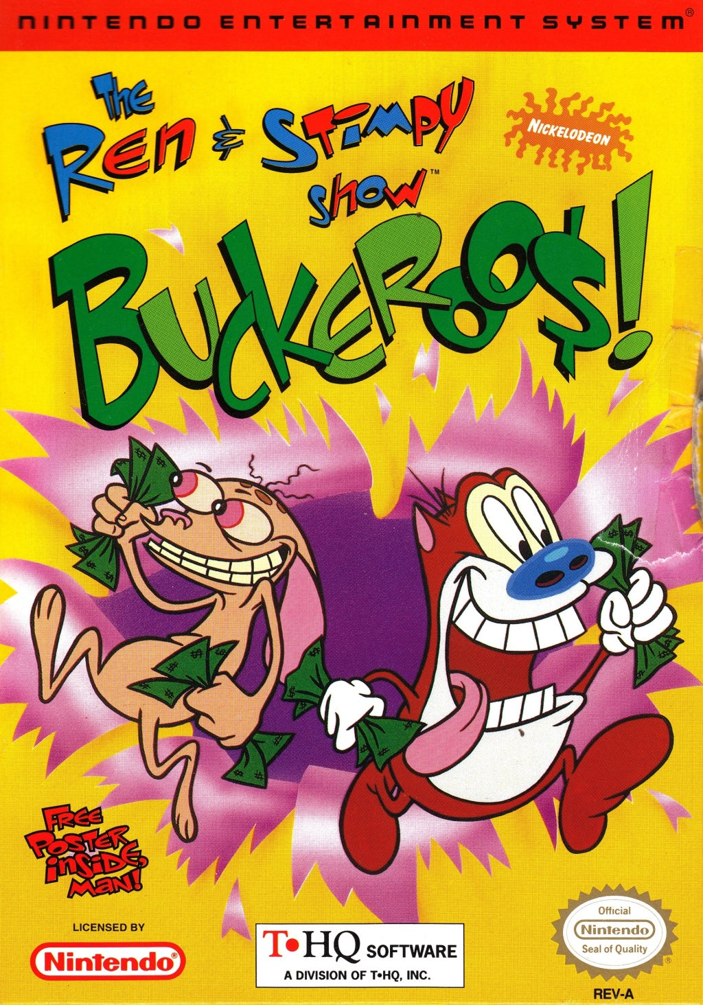 The Ren & Stimpy Show: Buckaroo$! (Nintendo NES)