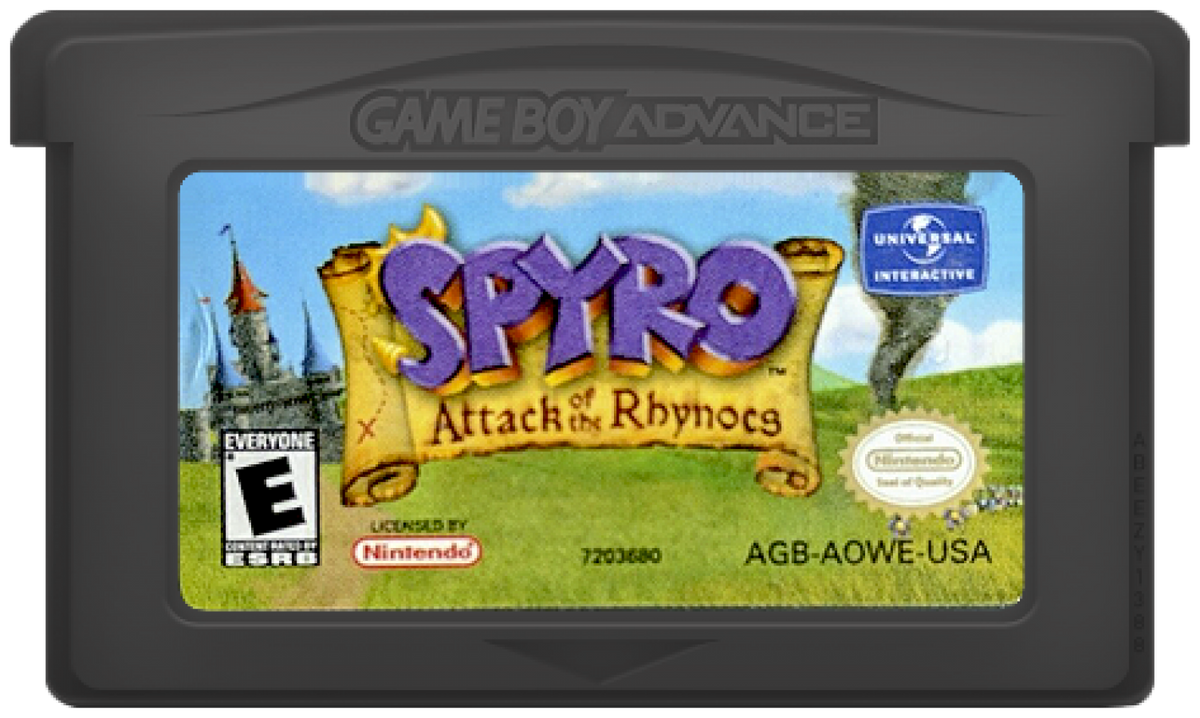 Spyro Attack of the Rhynocs – Game Boy Advance (GBA)