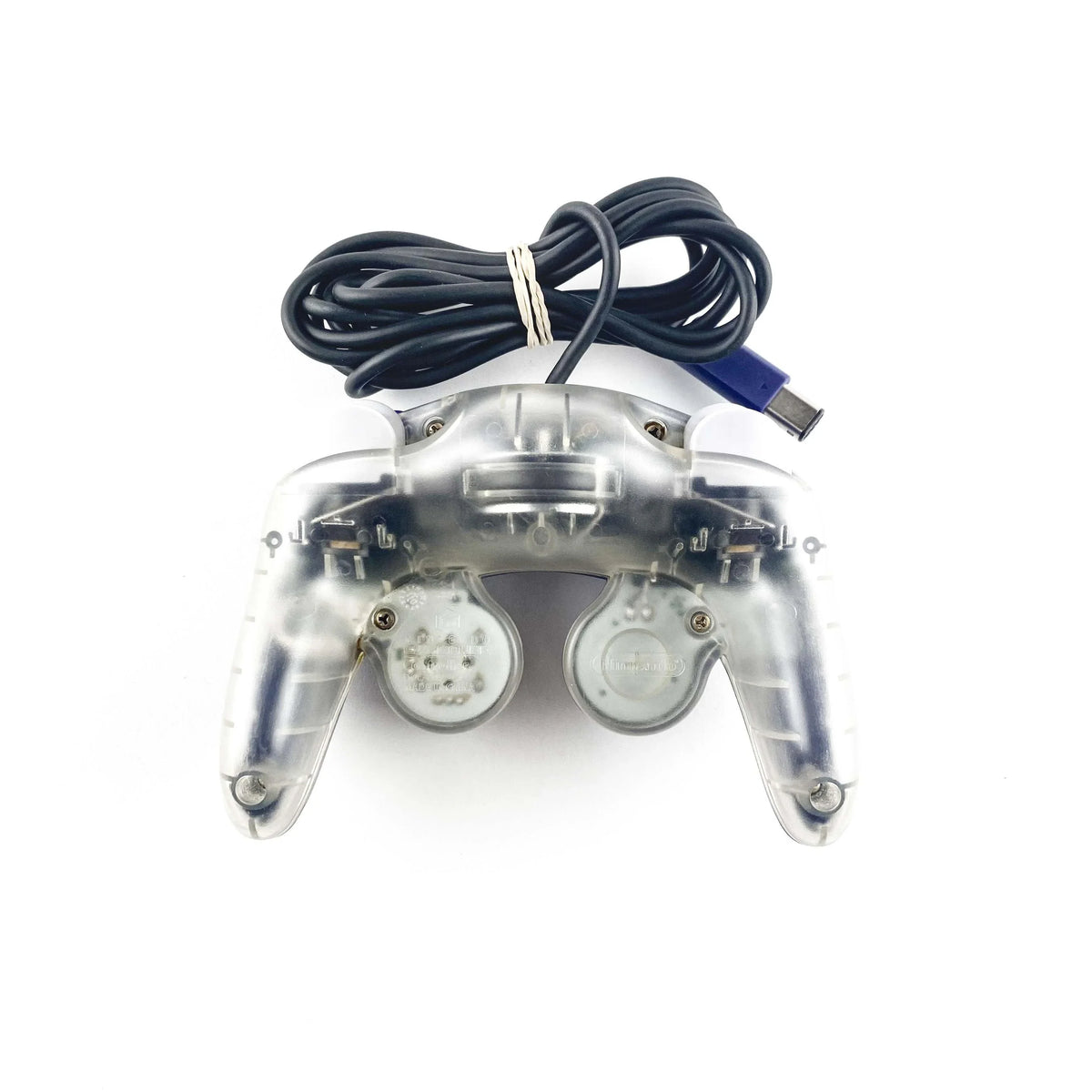 OEM Gamecube Controller [Indigo/Clear] [Scratch & Scuff] – Nintendo GameCube Accessory (GC)
