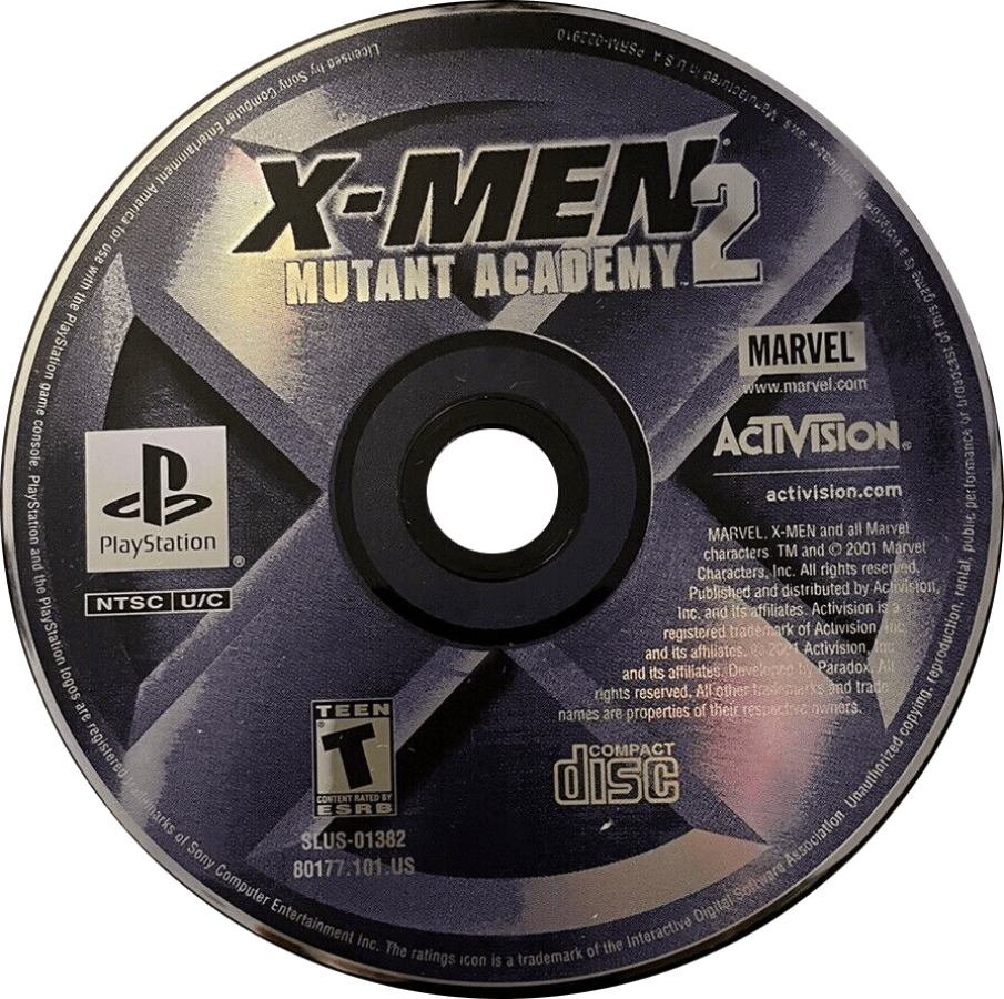 X-Men: Mutant Academy 2 – PlayStation 1 (PS1)