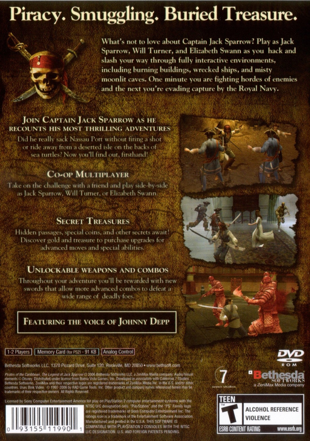 Pirates of the Caribbean – PlayStation 2 (PS2)