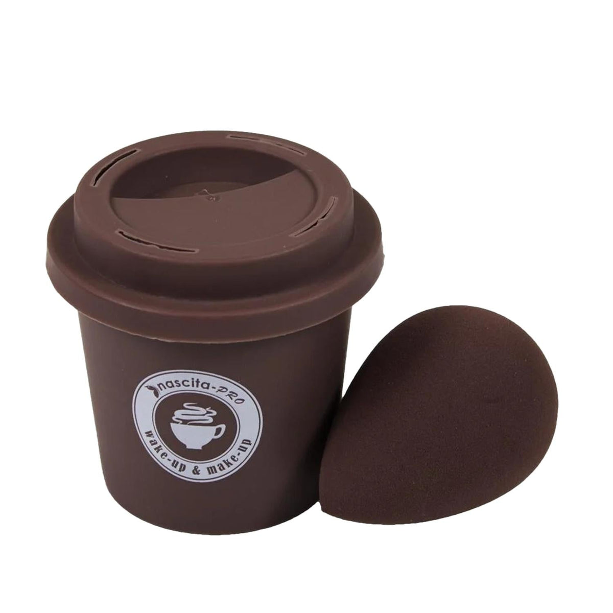 Nascita Pro Makeup Sponge Set - 108 Espresso-Colored Sponges for Flawless Makeup Application