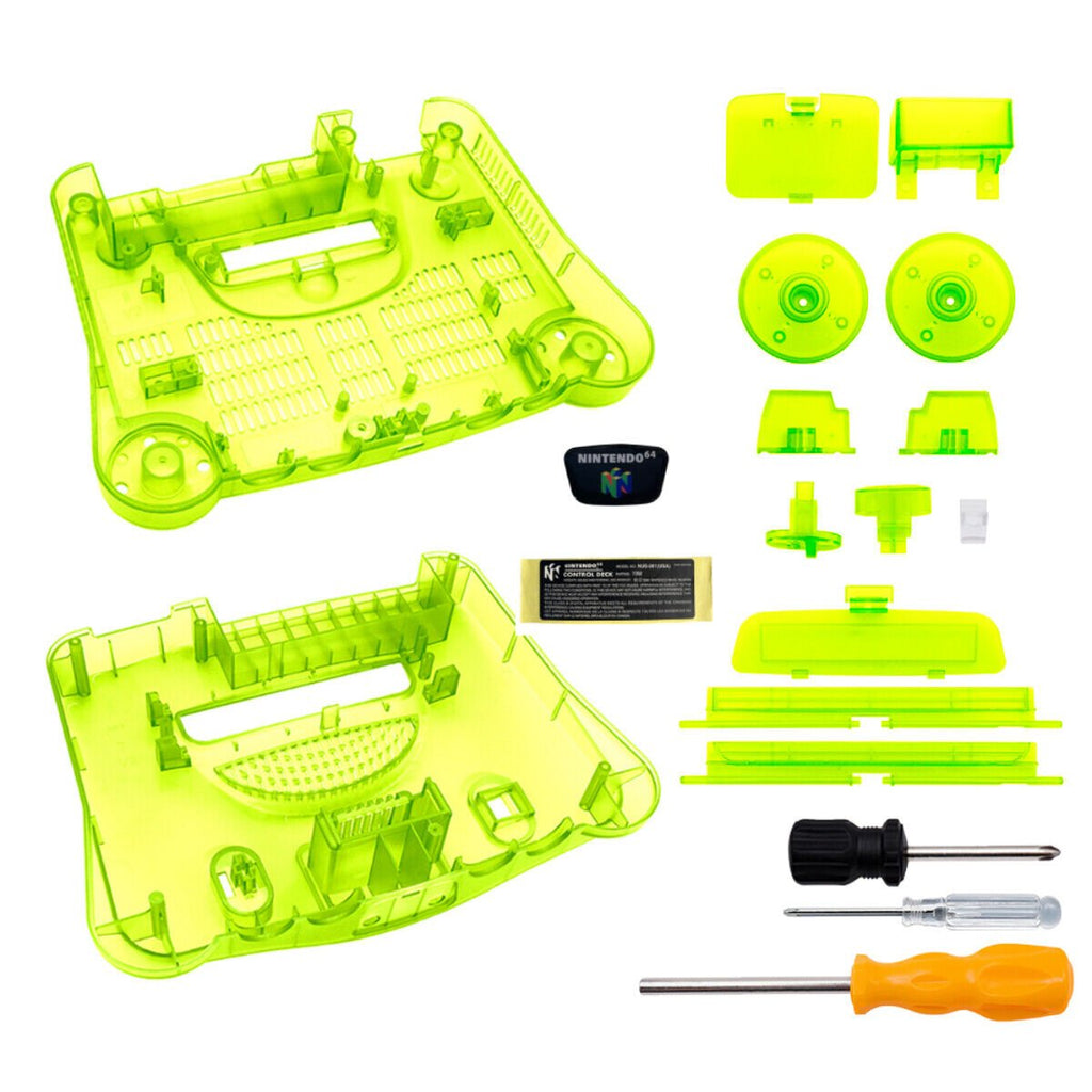 N64 Replacement Translucent Shell Case Housing Nintendo 64