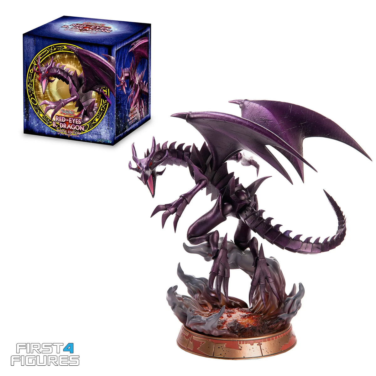 Red Eyes Black Dragon 13" Statue Purple Variant – Figure