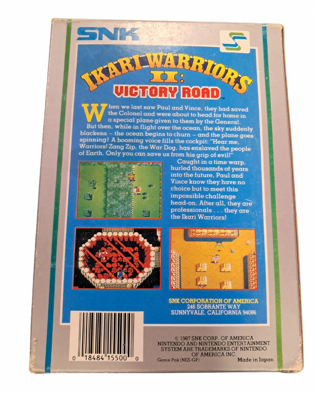Ikari Warriors II: Victory Road [In Box][Missing Manual/Inserts] – Nintendo Entertainment System (NES)
