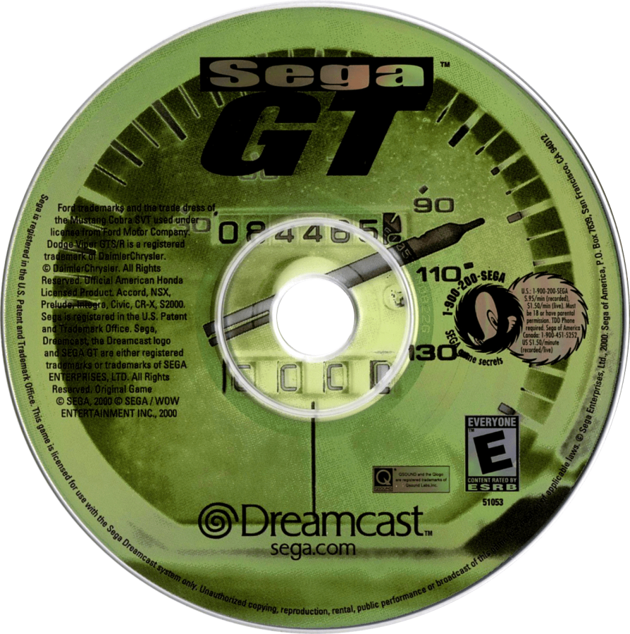 Sega GT – Sega Dreamcast (DC)