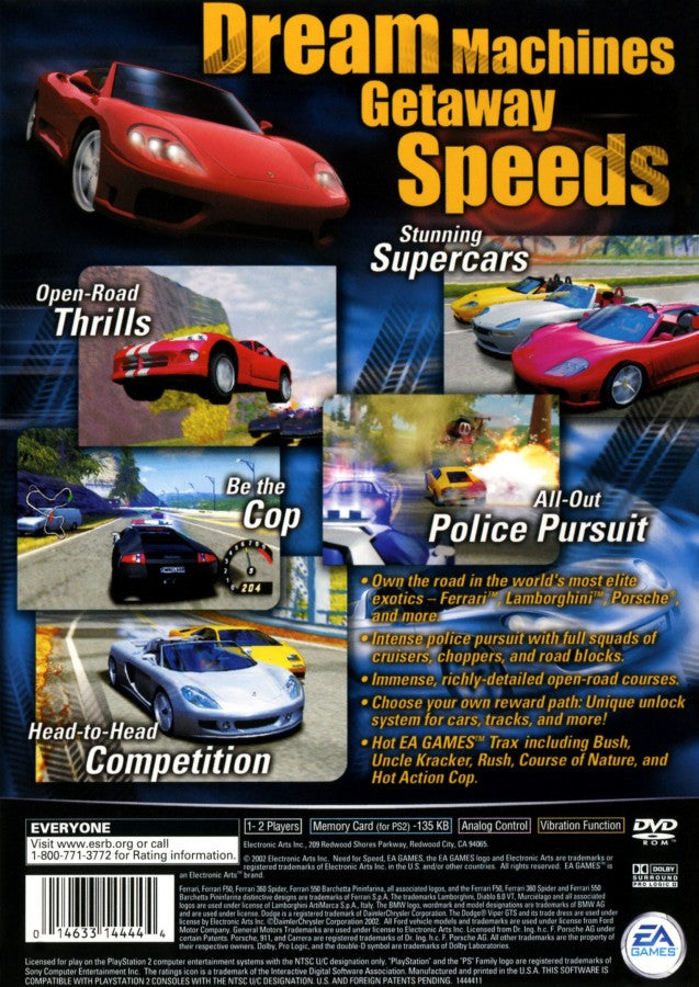 Need for Speed: Hot Pursuit 2 – PlayStation 2 (PS2)