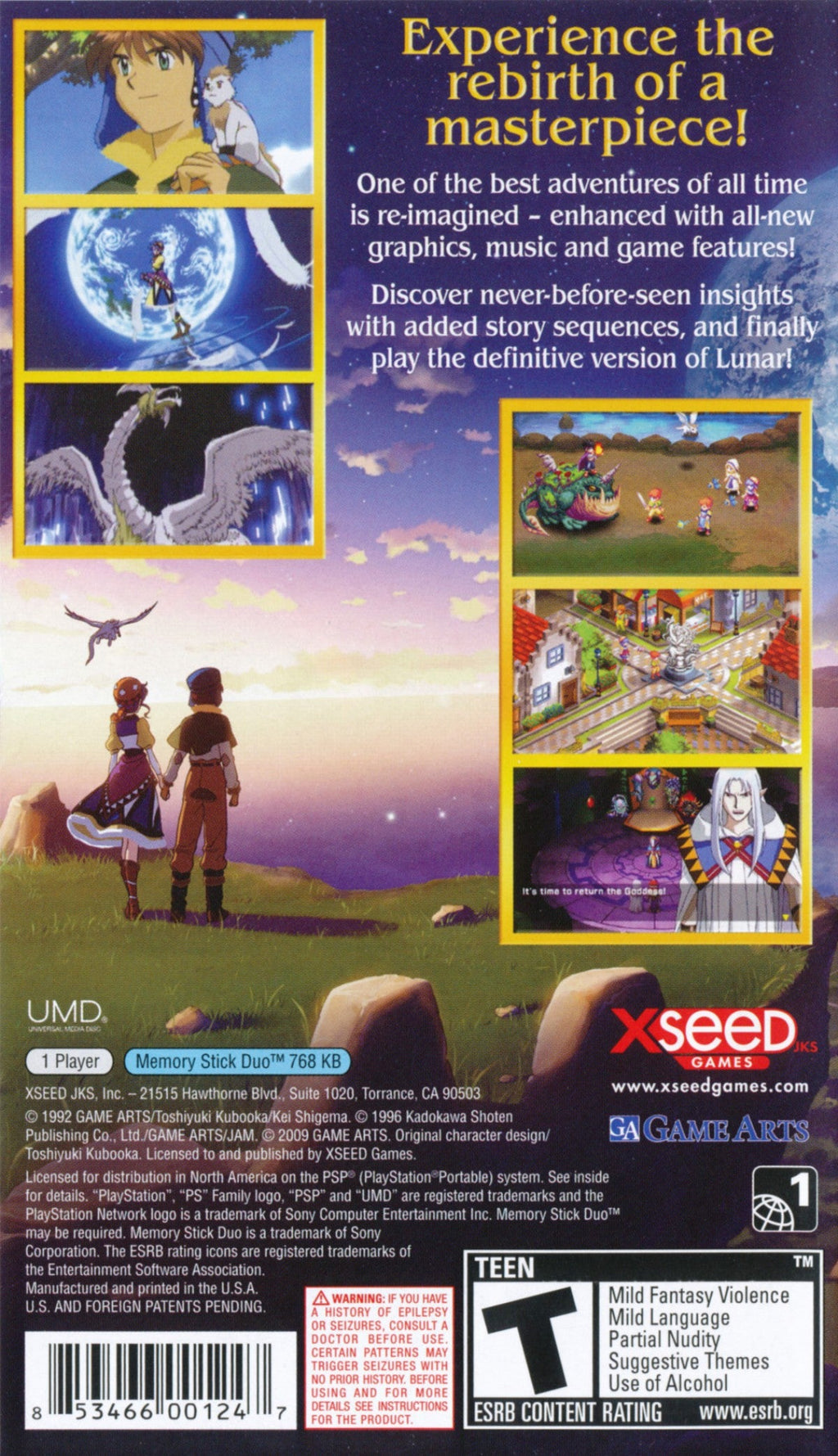 Lunar: Silver Star Harmony – PlayStation Portable (PSP)