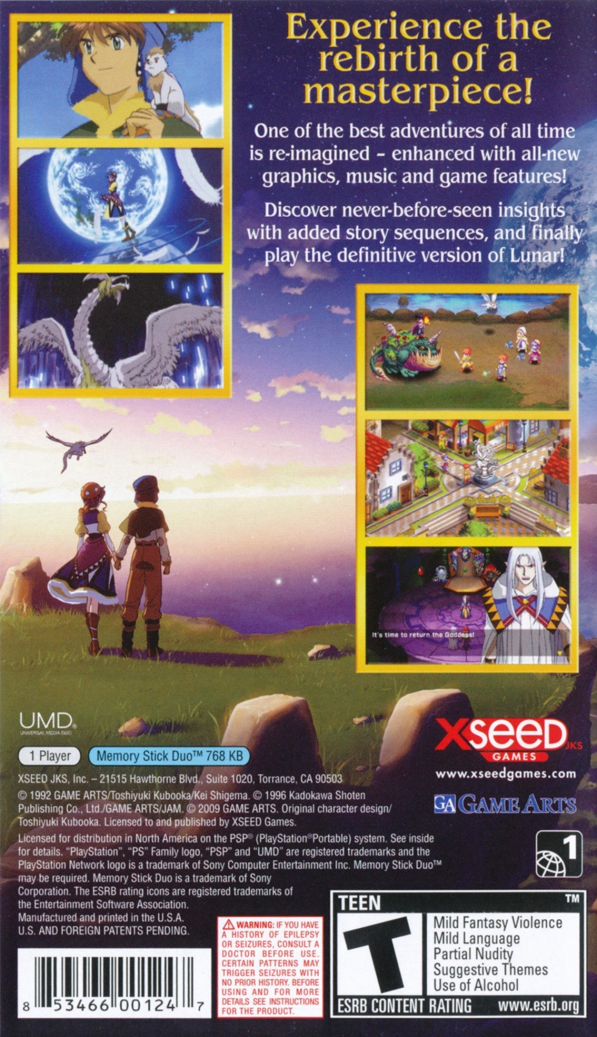 Lunar: Silver Star Harmony – PlayStation Portable (PSP)