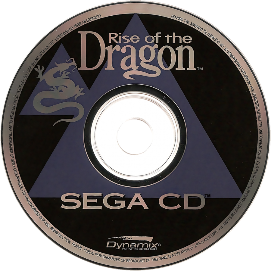 Rise of the Dragon – Sega CD (SCD)