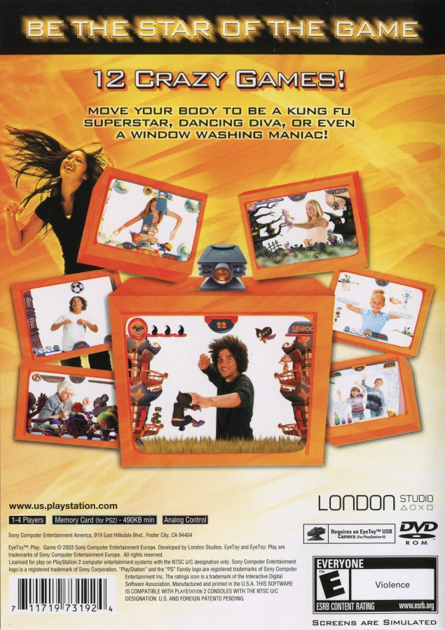 EyeToy: Play – PlayStation 2 (PS2)