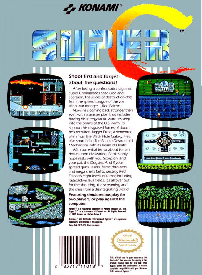 Super C – Nintendo Entertainment System (NES)
